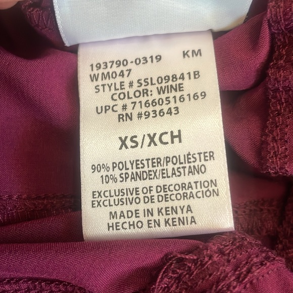 Ladies Scrubstar Premium Performance wine scrubwear. Style # SSL09841T Sz XS - Picture 15 of 15